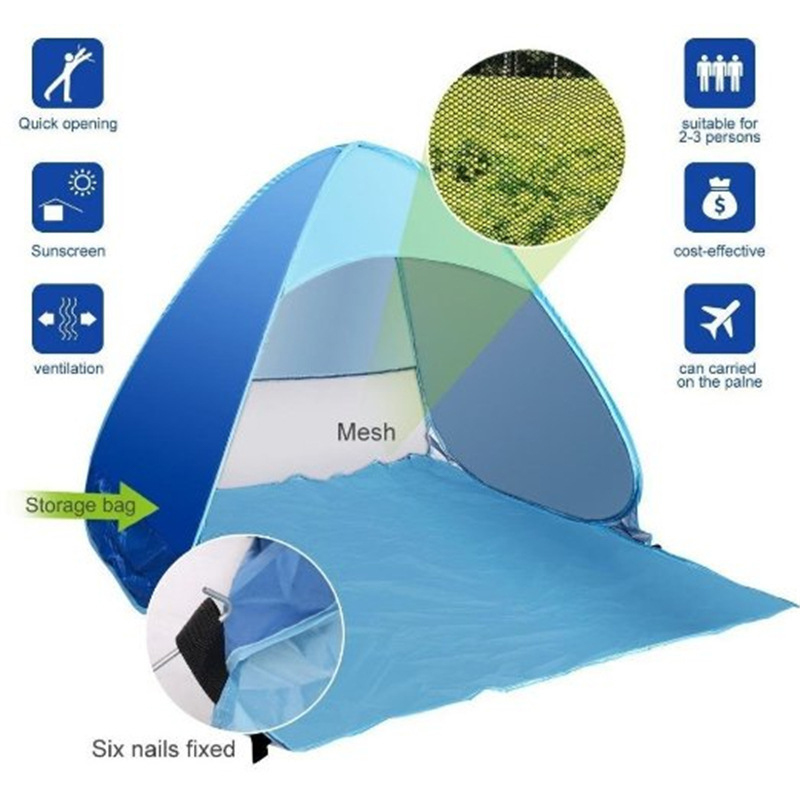 Beach Quick Throw Single-Layer Tent