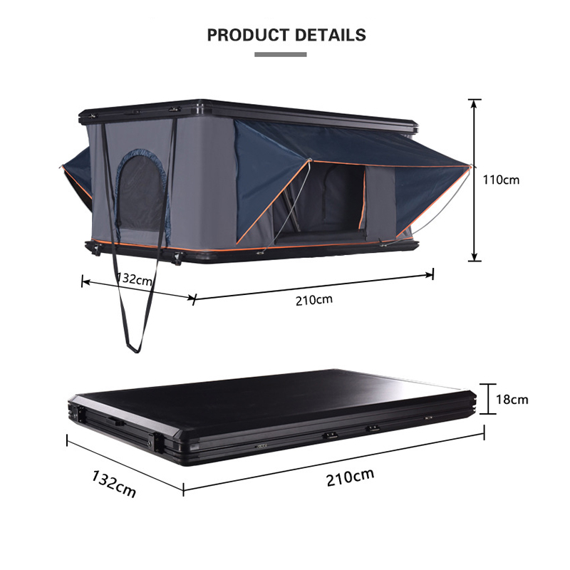 Quick-Opening Ridge Tent Without Construction