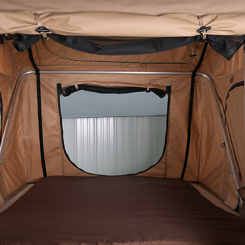 Plaid Double-Layer Tent