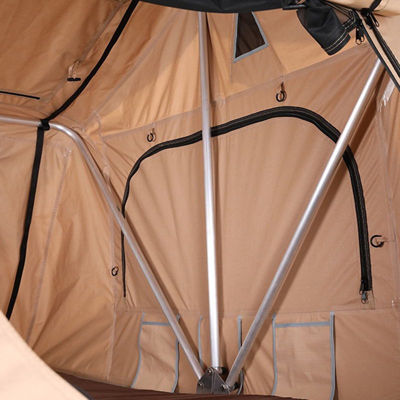 Plaid Double-Layer Tent
