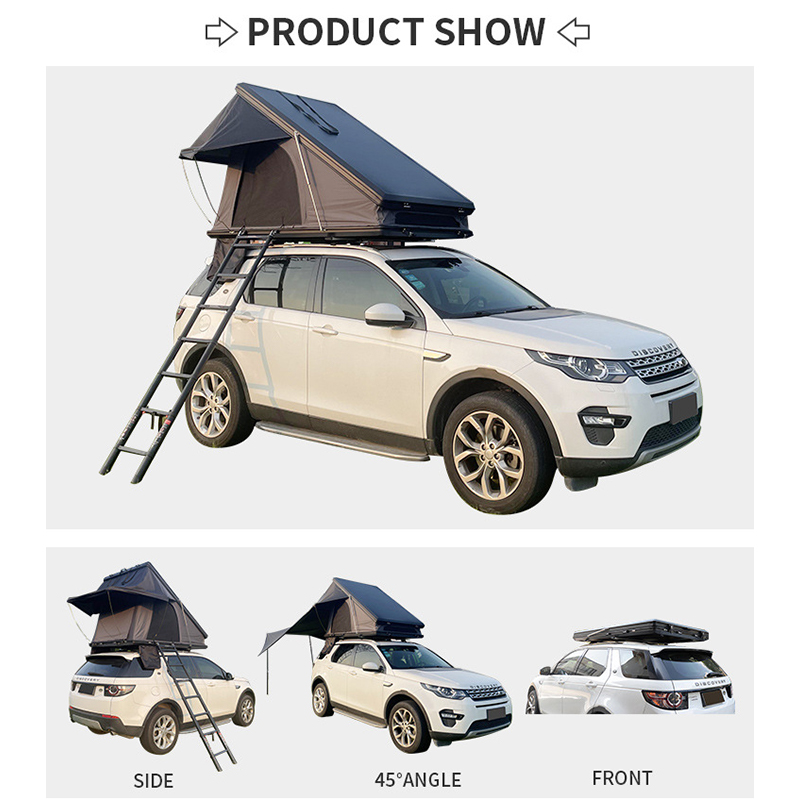 Elevated Triangular Diagonal Roof Tent