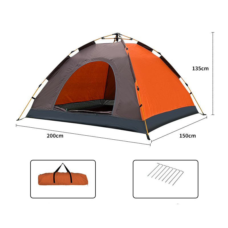 Silver Glue Beach Automatic Tent