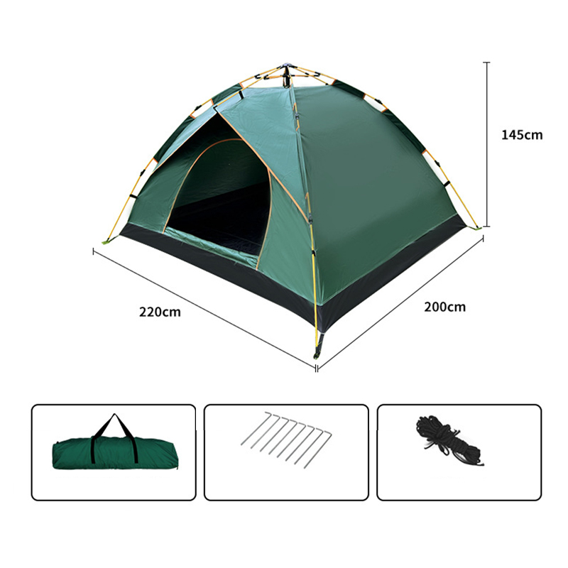 Silver Glue Beach Automatic Tent