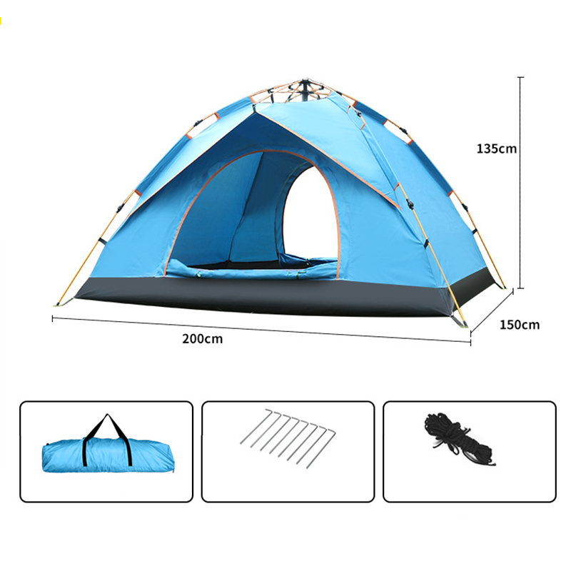 Silver Glue Beach Automatic Tent