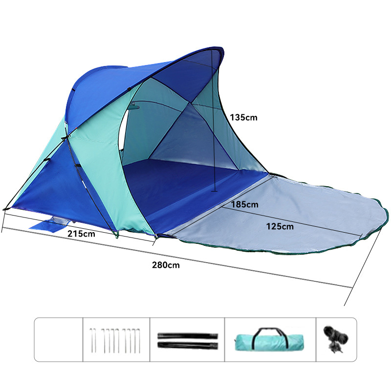 Fishing Tent On The Beach