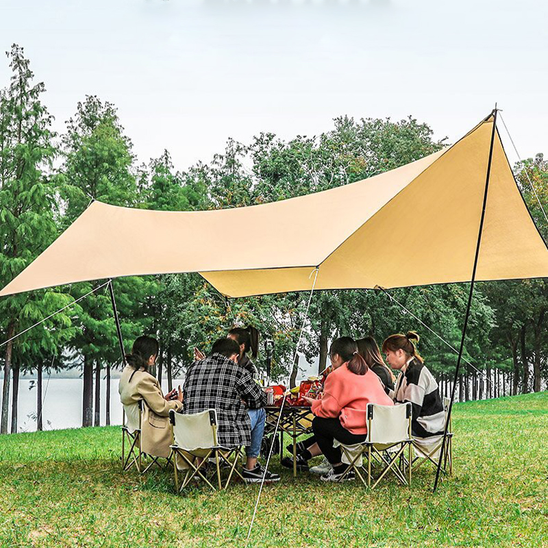 Silver Glue Square Awning