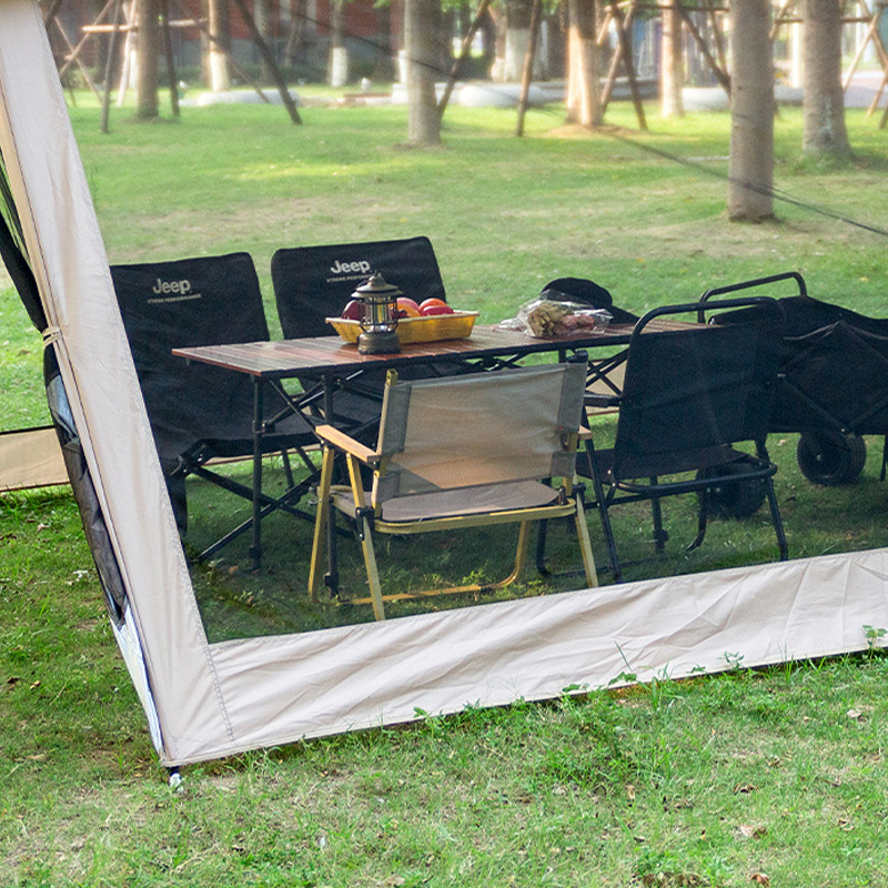 Khaki Square Awning