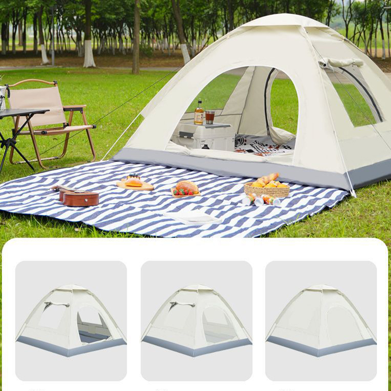 Cloudy Gray Camping Tent