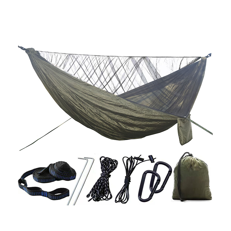 Elastic Rope Free Hanging Mosquito Net Hammock