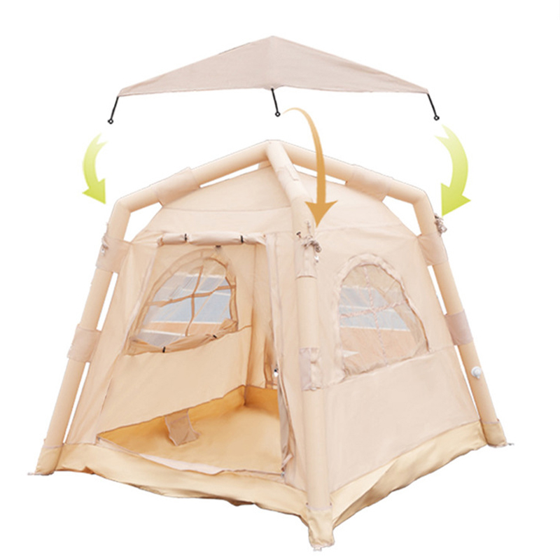 Oxford Cloth Inflatable Double-Layer Tent