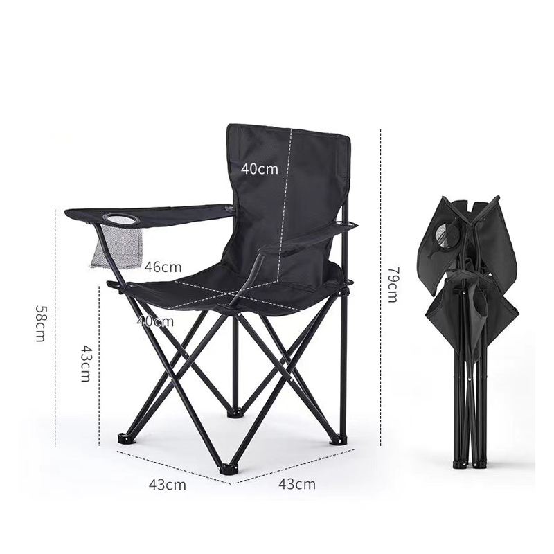 Armrest Folding Chair