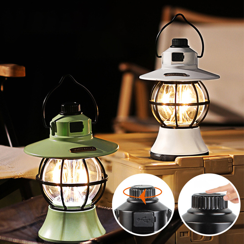 Hand-Pressed Camping Lights