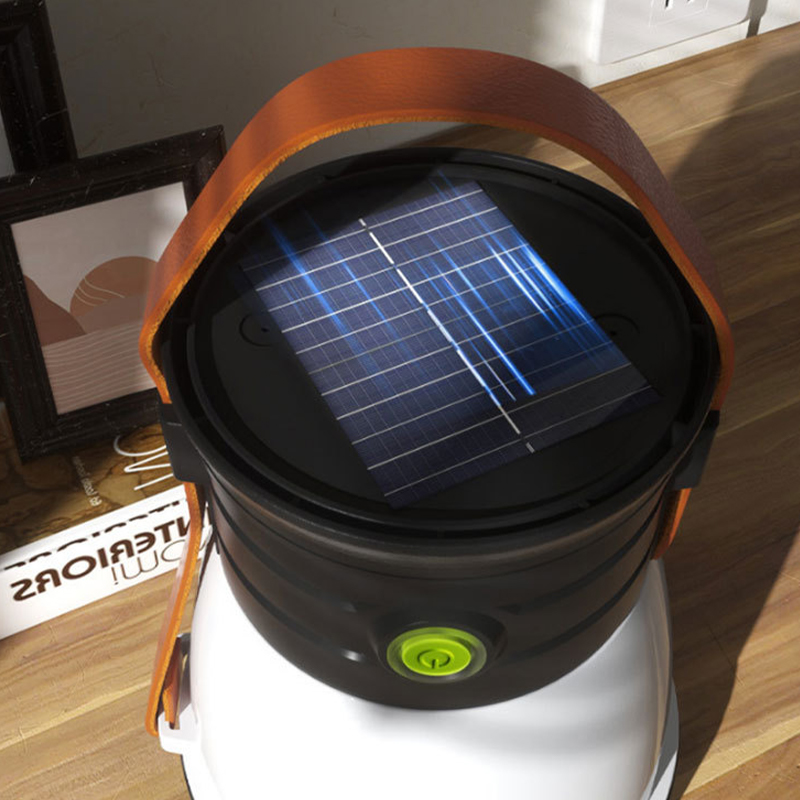 Portable Solar Rechargeable Hand-Held Camping Lights