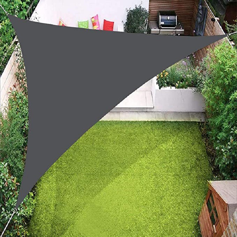 Triangular Silver-Coated Awning