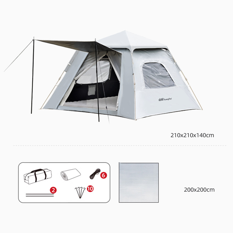 Oxford Cloth Single-Wall Camping Tent