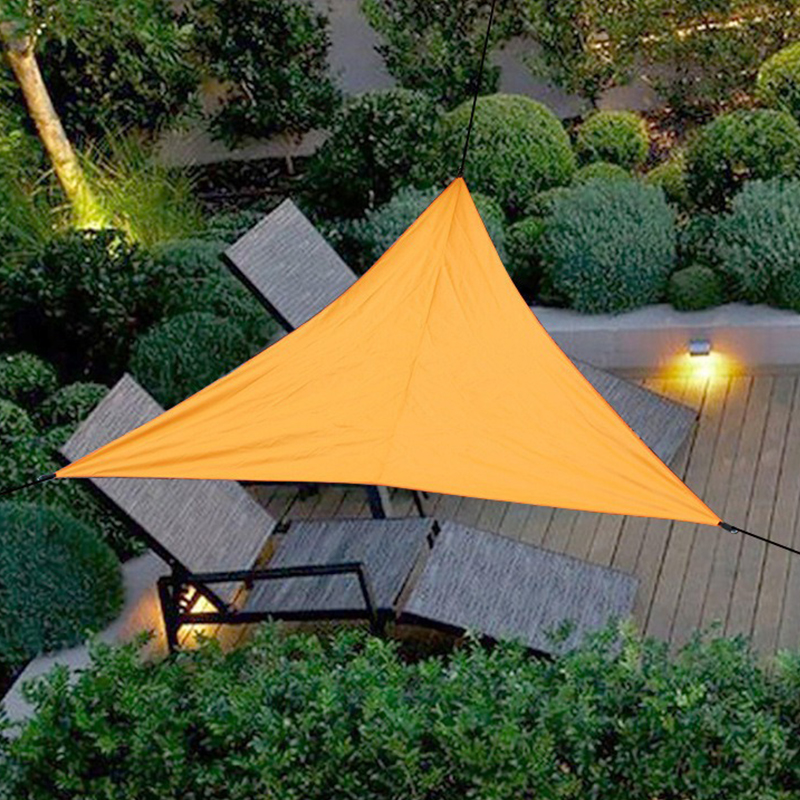 Triangular Silver-Coated Awning
