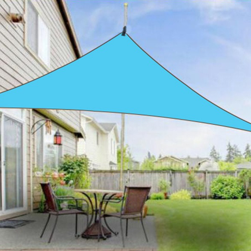 Triangular Silver-Coated Awning