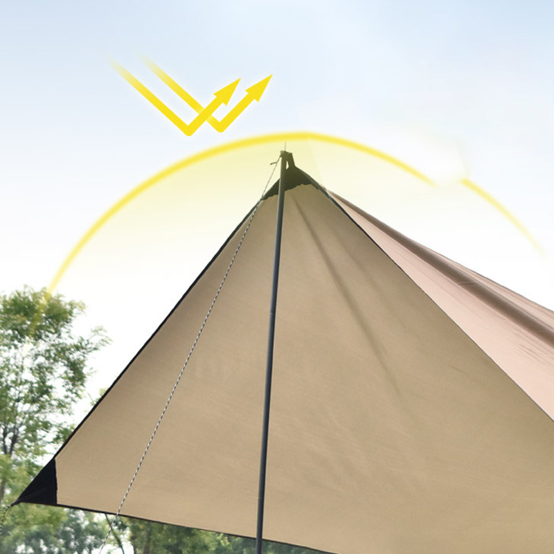 Butterfly-Shaped Polyester Awning
