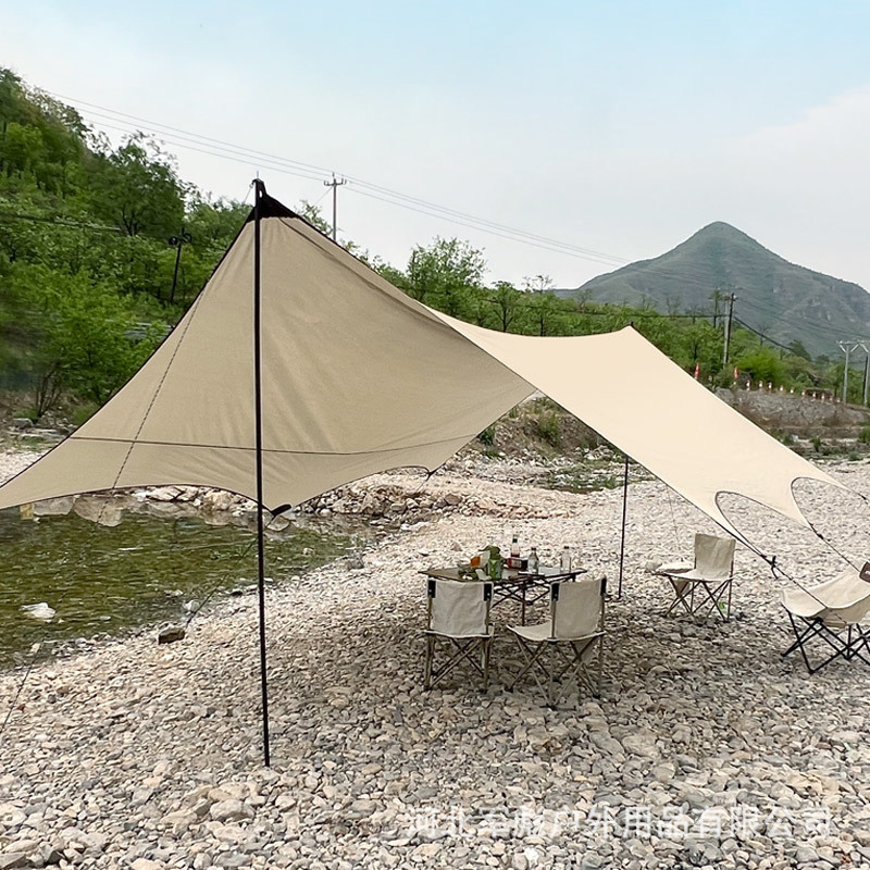 Butterfly-Shaped Polyester Awning