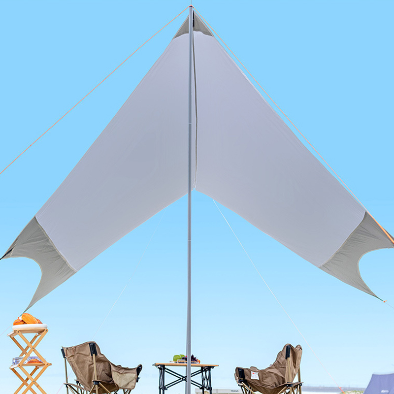 Silver-Coated Oxford Awning