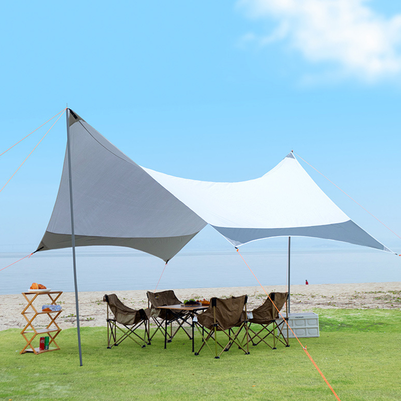 Silver-Coated Oxford Awning