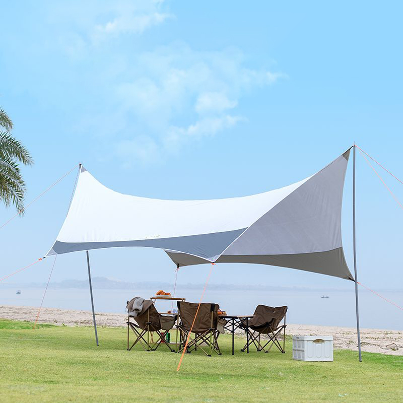 Silver-Coated Oxford Awning