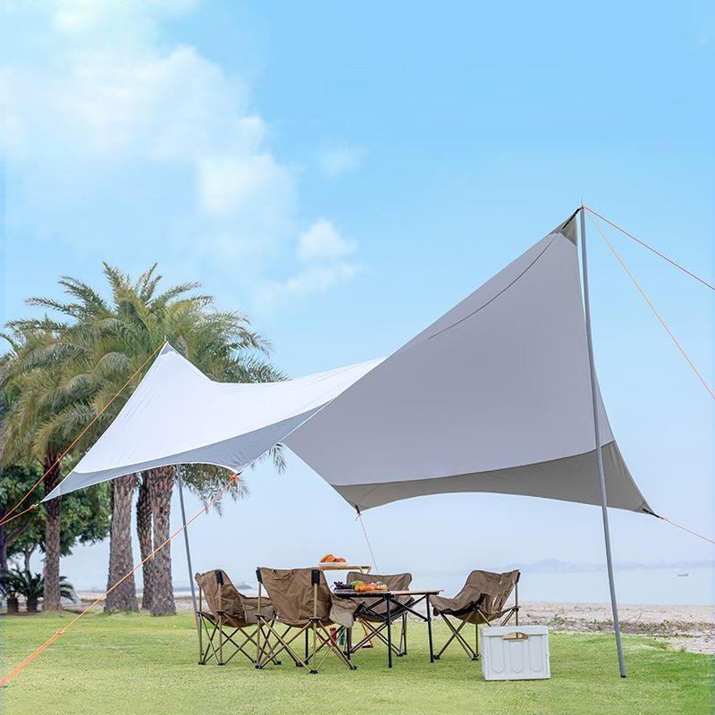 Silver-Coated Oxford Awning