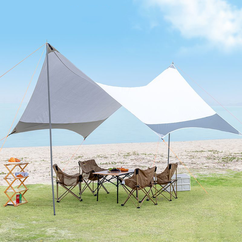 Silver-Coated Oxford Awning