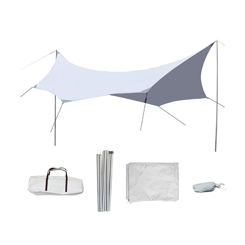 Silver-Coated Oxford Awning