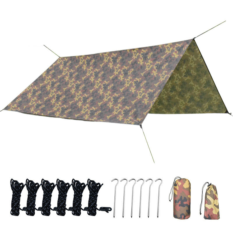 Silver-Coated Square Awning
