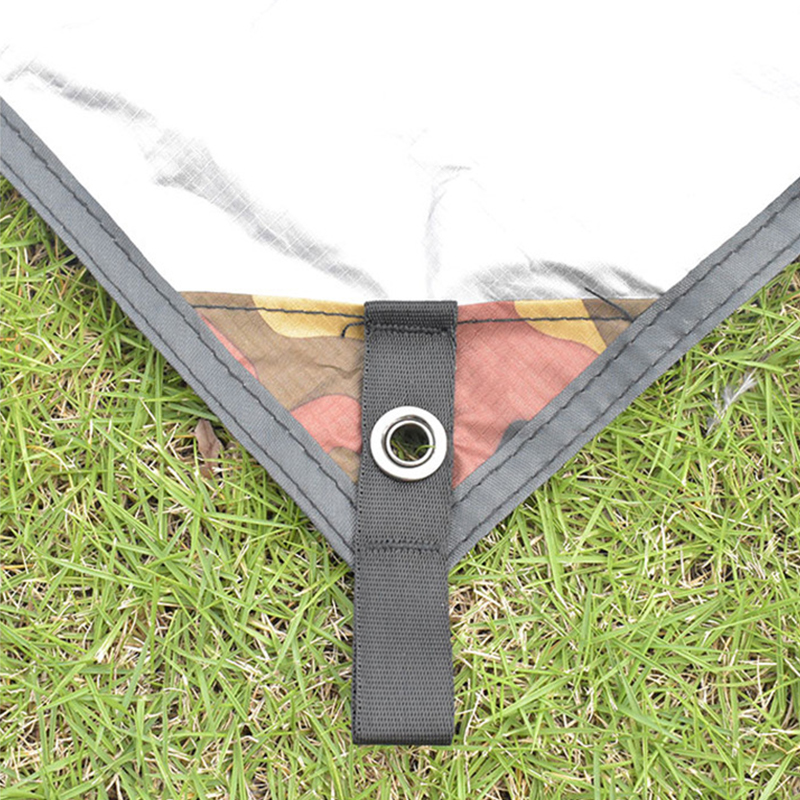 Silver-Coated Square Awning