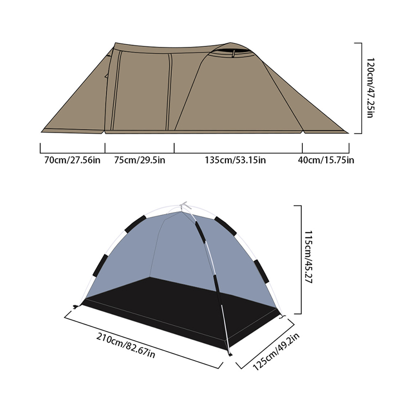 Double-Wall Tunnel Tent