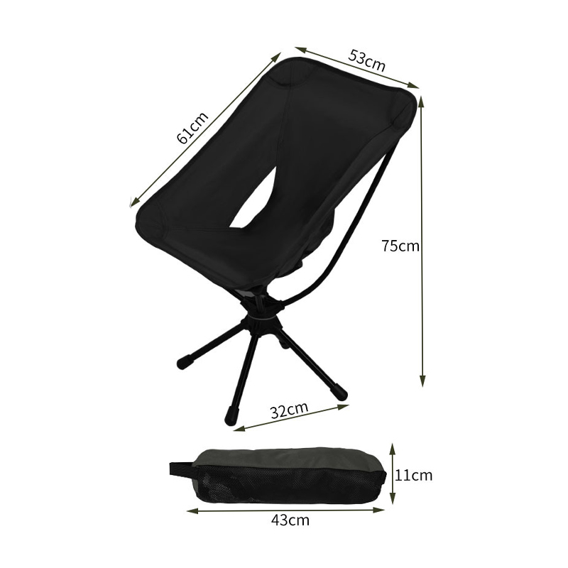 Folding moon beach chair