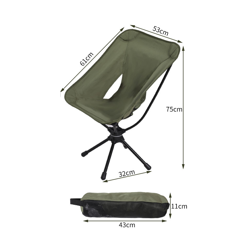 Folding moon beach chair