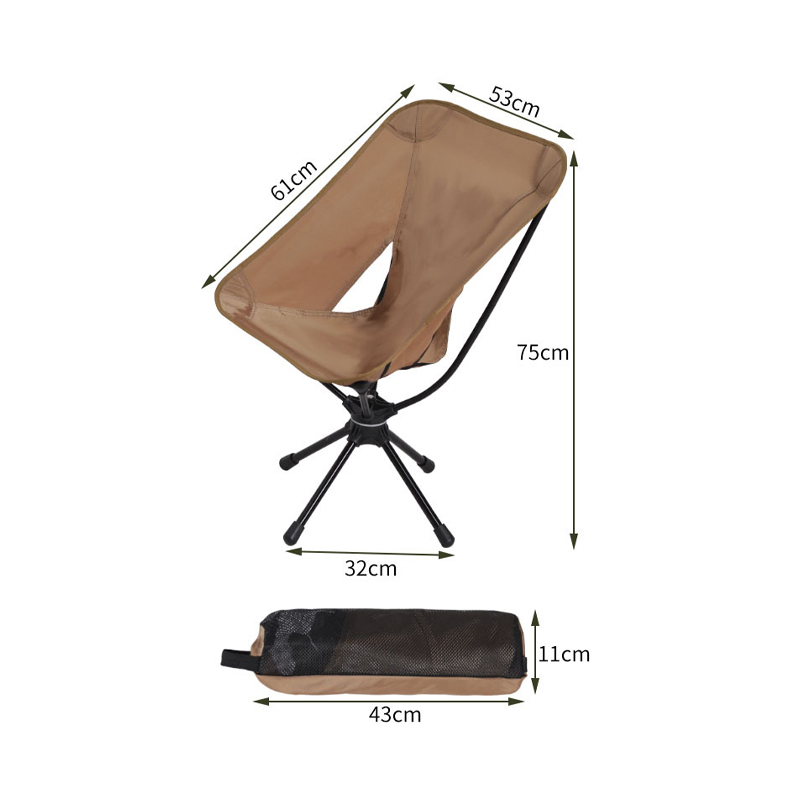 Folding moon beach chair