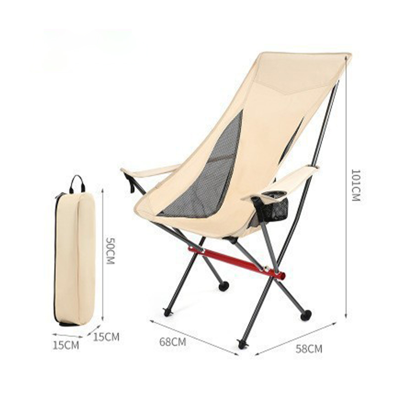 Folding chair with armrests