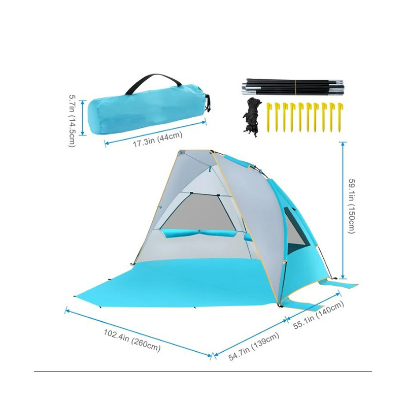 Four-Season Single-Layer Beach Tent