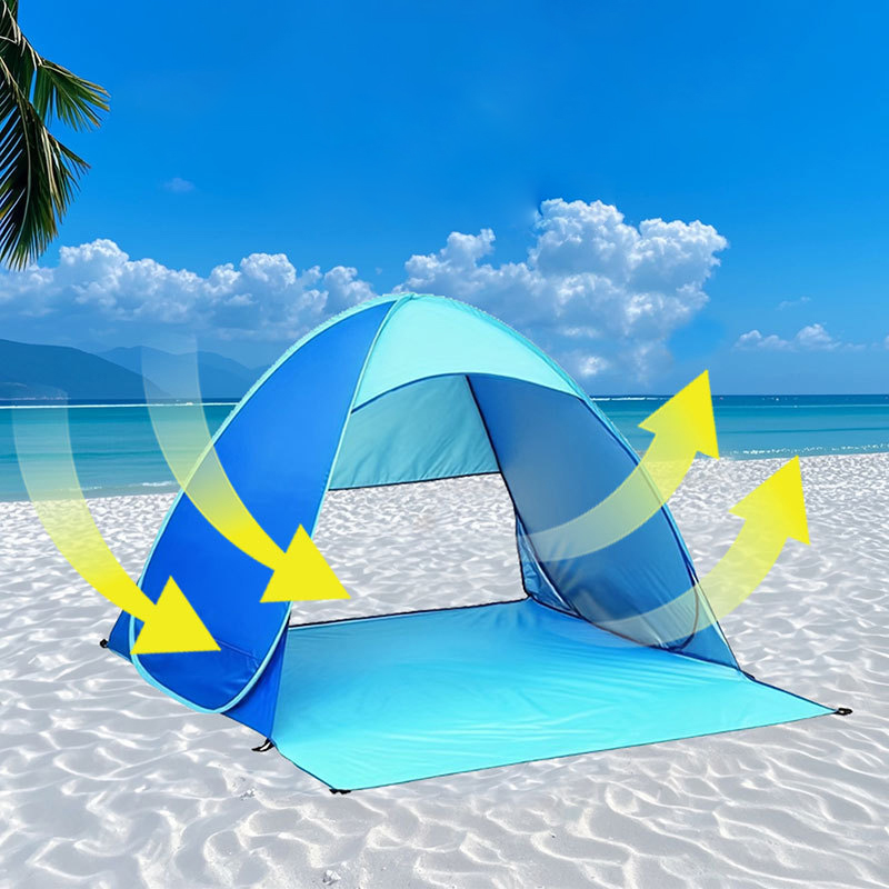 Automatic Single-Layer Beach Tent