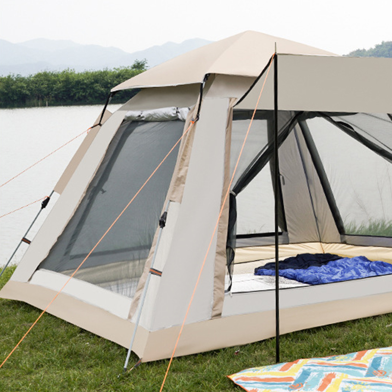 Automatic Double-Layer Beach Tent