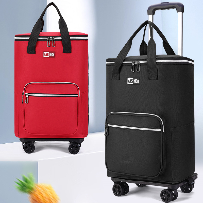 Folding Four-Wheeled Stroller