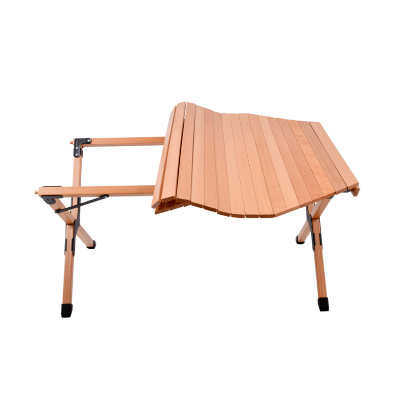 Octogonal camping omelet table