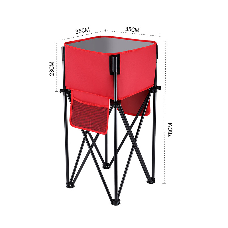 Round folding storage rack