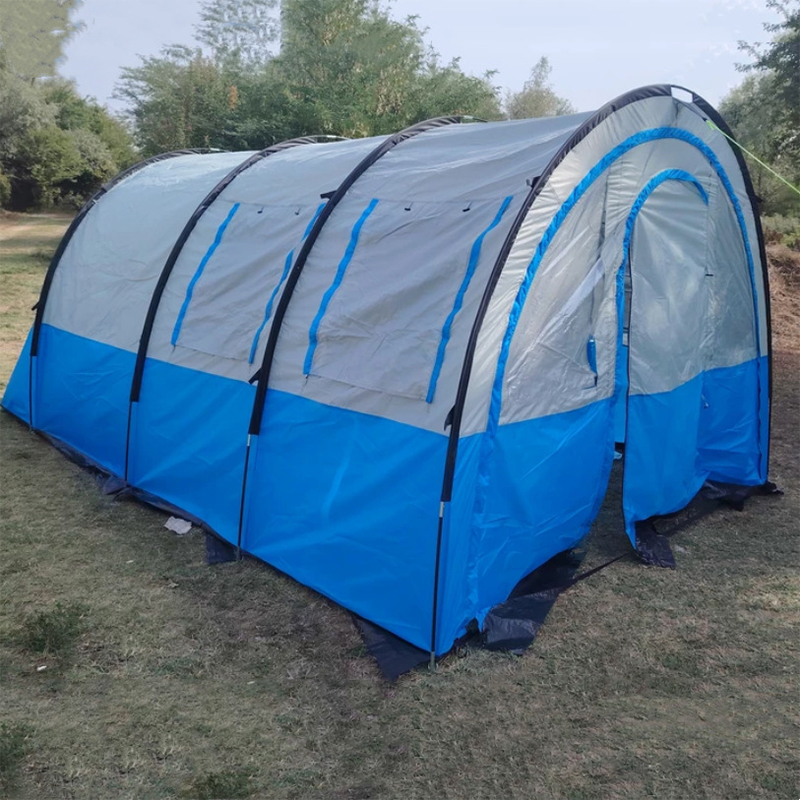 MSCT121 Blue Double-Wall Tunnel Tent