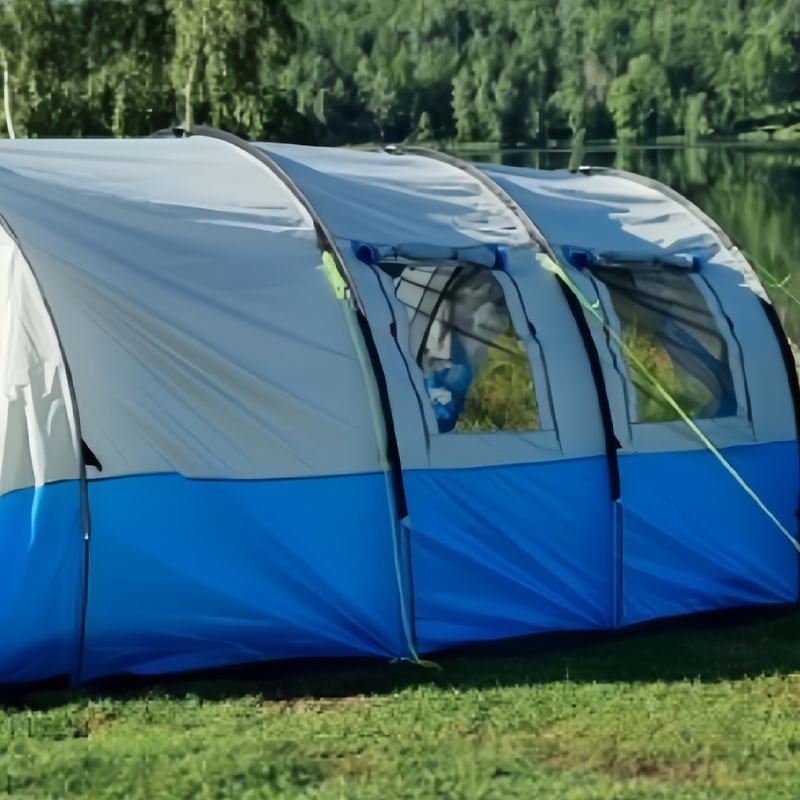 MSCT121 Blue Double-Wall Tunnel Tent