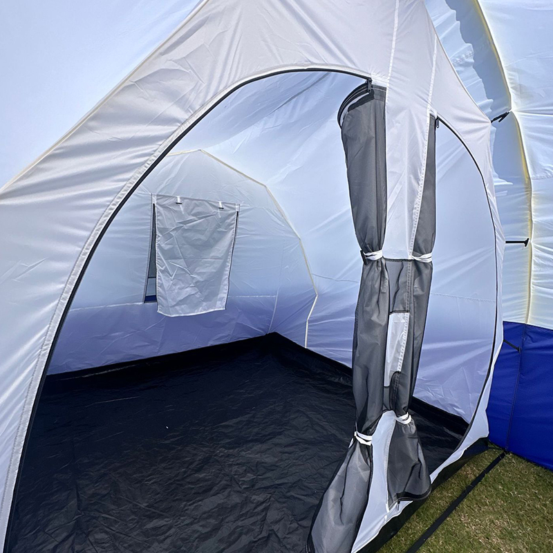 MSCT121 Blue Double-Wall Tunnel Tent