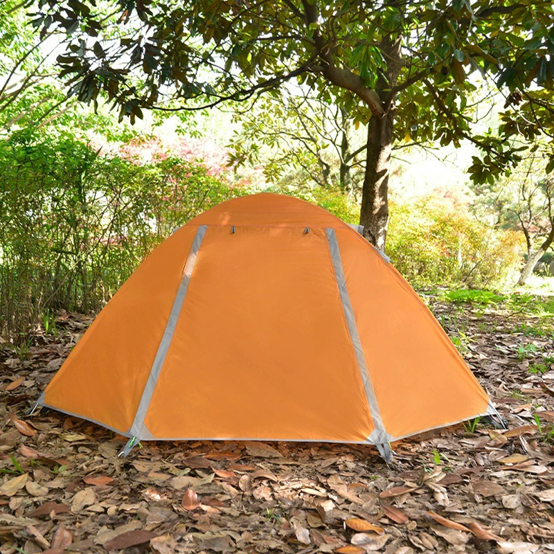 MSCT126 Double-Wall Orange Camping Tent