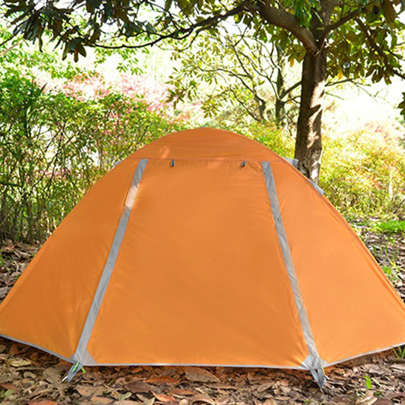 MSCT126 Double-Wall Orange Camping Tent