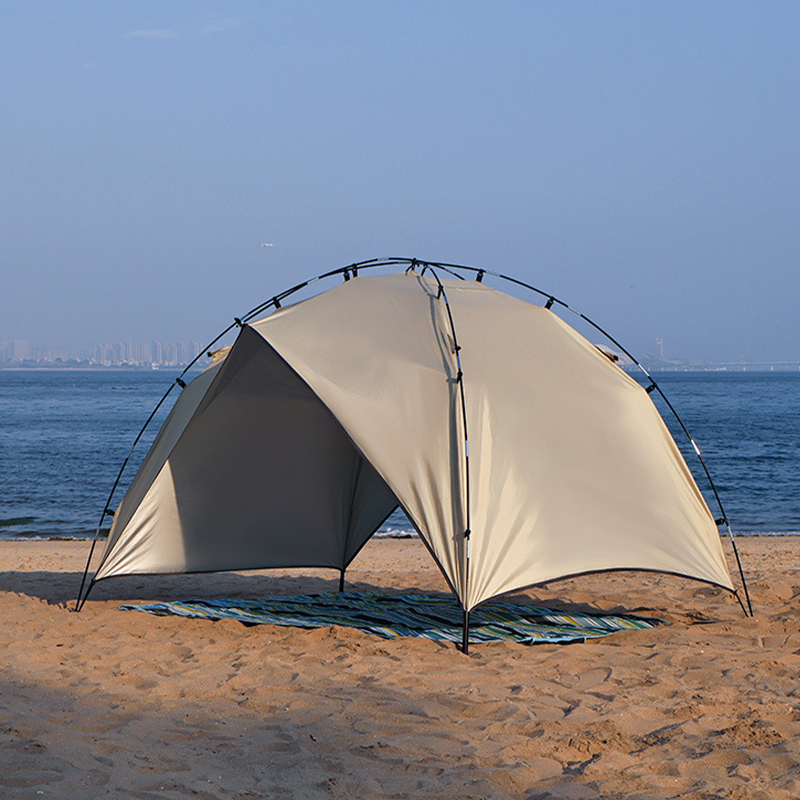 MSBT121 Beige Sunscreen Single-Layer Beach Tent