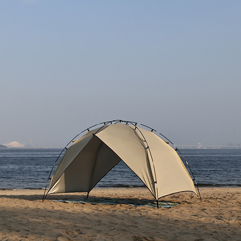 MSBT121 Beige Sunscreen Single-Layer Beach Tent