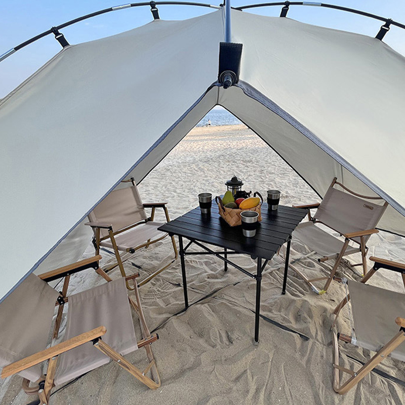 MSBT121 Beige Sunscreen Single-Layer Beach Tent